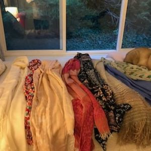 8 scarves